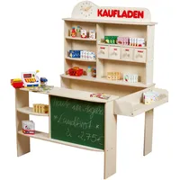 Roba Kaufladen, Holz natur, inkl. Zubehör, (9892ZU)