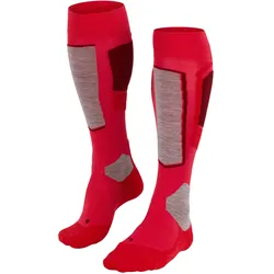 Skisocken FALKE "SK4 Advanced", Damen, Gr. 35-36, rosa (rose), Materialmix, normal, Socken, wärmend, hohe Feuchtigkeitsaufnahme, schnell trocknend