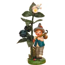 Hubrig Volkskunst GmbH Hubrig-Volkskunst Herbstkinder Herbstkind Brombeere * Höhe 13cm