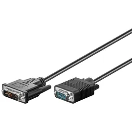 goobay DVI-I/VGA Kabel 2m, Full HD