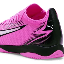 Puma Ultra Match It Soccer Shoes, Poison Pink-Puma White-Puma Black, 44.5
