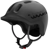 woom Helm Ready charcoal metallic XS