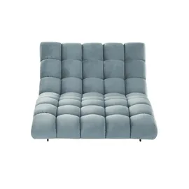 Switch Relaxliege Delphi Velours 120 x 84 x 168 cm Blau