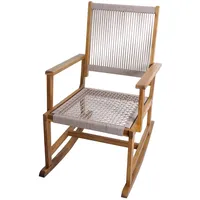 Mendler Schaukelstuhl HWC-P73 Akazie Holz 0 x 0 x 0 cm Beige