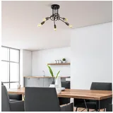 Opviq Kronleuchter METAL BODY, 46 x 46 cm G1155 schwarz