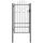 vidaXL Gartentor 175 x 88 cm Schwarz/Stahl