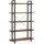 VASAGLE Bücherregal 5 Ebenen 80 x 30 x 180 cm Braun-Schwarz
