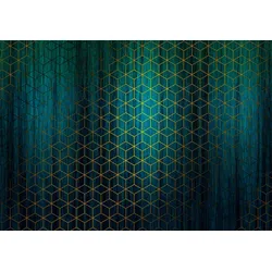 Vliestapete KOMAR "Mystique", blau (türkis), B:4m L:2,8m, Vlies, Tapeten, 400x280 cm (Breite x Höhe)