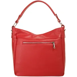 Cluty Henkeltasche Leder Red