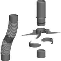 ATEC Flexrohr-Set PolyTop DN 80 12,5 m