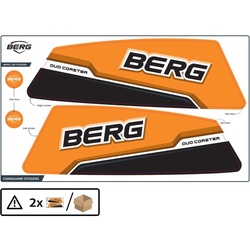 BERG Gokart Ersatzteil Duo Coaster - Aufkleber-Set