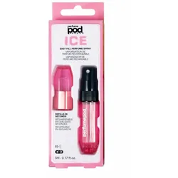 Travalo Parfüm Pod Ice nachfüllbar Parfüm Zerstäuber Rosa 5ml 0,005 l