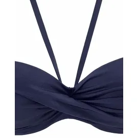 LASCANA Bügel-Bandeau-Bikini Damen Blau 32 Cup A