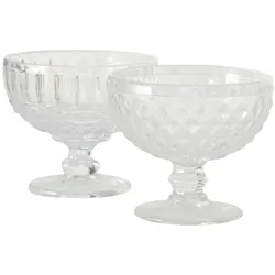 Boltze Schale Aurora 2er Set, klar
