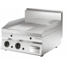 Bartscher Griddleplatte 650 600G-GR, Leistungsstarke Griddleplatte mit getrennt regelbaren Heizzonen, 1 Stück