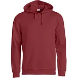 New Wave Basic Hoodie Rot S