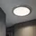 WOFI LED Deckenlampe 1 rund grau