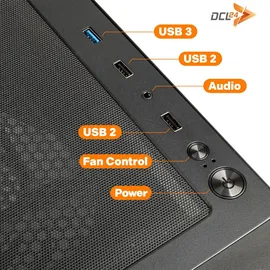dcl24.de dcl24 High End PC AMD Ryzen 5 5500, RTX4060 8GB - 1000GB SSD, 32GB DDR4, Gamer Computer mit 6x4.2 GHz, weißer PC mit WLAN, Streamer PC Windows 11 Pro [20152]