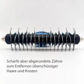 petsation Fellbürste Hundebürste Blau