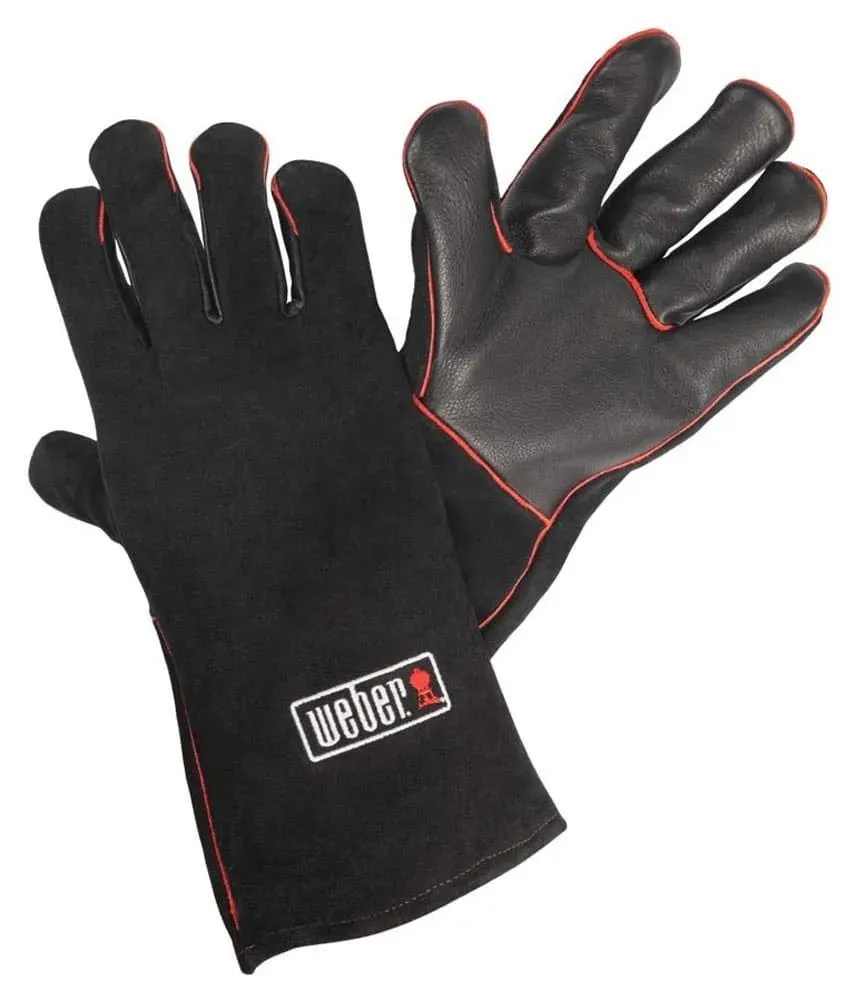 weber grillhandschuh leder