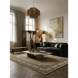 KADIMA DESIGN Teppich Kurzflor GEISLER in Beige, Orientalisch 300 x 400 cm