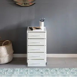 KADIMA DESIGN Itter Schubladenschrank 33x38x63 cm weiß