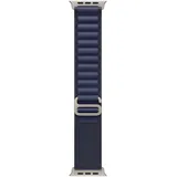 Apple Watch Alpine Loop Armband für Watch Ultra 49mm Marine / Titan natur (M)