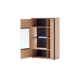 Uno Vitrine Argon 93 x 38 x 210 cm Mehrfarbig