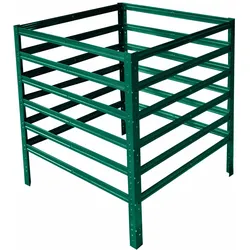 shelfplaza HOME Komposter 100x60x60 cm in garten grün mit 360 Liter Volumen