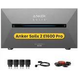 Anker SOLIX Solarbank 2 E1600 Pro All In One Balkonkraftwerk Speicher 1,6kWh inkl. 5 Smart Plugs