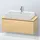 Duravit Waschtischunterschrank Compact L-Cube 102x47,7cm, med. Ei, f Konsole, 1 Auszug