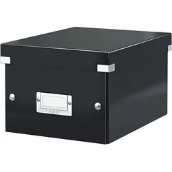 LEITZ Ablagebox Click & Store A5 schwarz Packung mit 6 Stück