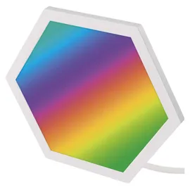 EMOS Smart Hexagon Wandleuchte (10 Stk) 1,5m Kabel Weiß