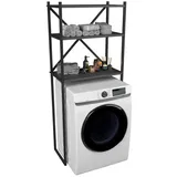 VCM Metall Überbauschrank Waschmaschine Maße: H. 160 x B. 66 x T. 34 cm - Insasi
