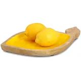 Zeller Present Servierschale Lemon, Mangoholz, 37x23x2cm