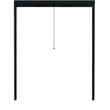 APANA Fliegengitter Insektenschutz Fenster Rollo Alurahmen Bausatz Insektenschutzrollo,Farbe:anthrazit (RAL7016),Größe (Breite x Höhe):100 x 160 cm
