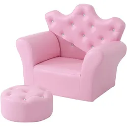 HOMCOM Kindersessel Schwamm + Holz + PVC
