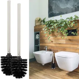 Relaxdays WC-Bürste 2er Set Schwarz