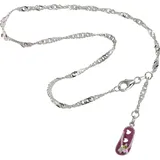 SilberDream Fußkette Silber 925 Sterling Silber ca. 25cm Flipflop | Gr.: onesize