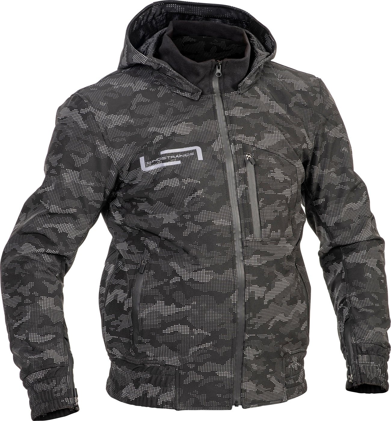 Lindstrands Frisen Reflex-Camo, Textiljacke - Dunkelgrau/Grau - 50