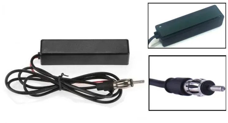 FM/AM universelle Innen-Radioantenne für das Auto mit 12‐V-Verstärker