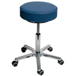 Arbeitshocker 3862 Polsterfarbe skyblau