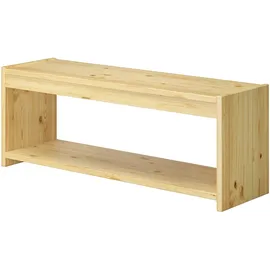 Erst-Holz Schuhbank 35 x 45 x 35 cm beige / beige lackiert