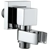 Bossini Duplex Duschkopf-Stützteil Quadratisch für 1 Verbraucher Chrom C55000000030003