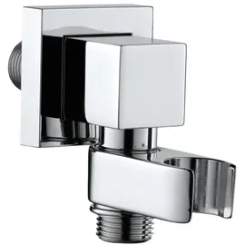 Bossini Duplex Duschkopf-Stützteil Quadratisch für 1 Verbraucher Chrom C55000000030003