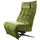 KAWOLA Relaxsessel MIKO Polyester 75 x 115 x 94 cm Grün drehbar mit Kopfteil