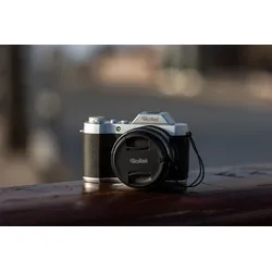 ROLLEI Systemkamera "Powerflex10x Retro", schwarz, B:12,3cm H:8,2cm T:7,5cm, Fotokameras