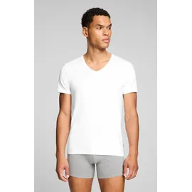 Levi's Levis 2P Base V-Neck T-shirt Weiß Baumwolle Large Herren