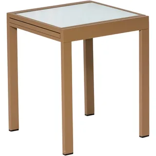 Merxx Balkonausziehtisch 130 x 65 x 75 cm sand