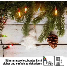 Hellum Mini-Lichterkette Batterie 2,85 m Bunt